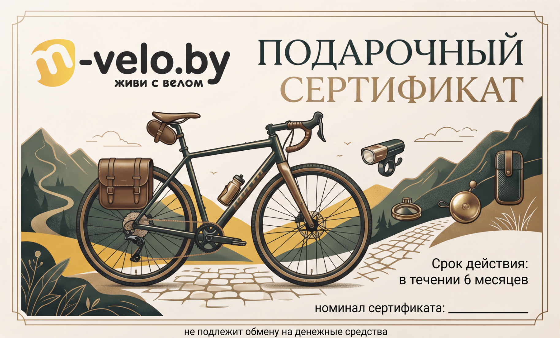 Подарочный сертификат M-Velo