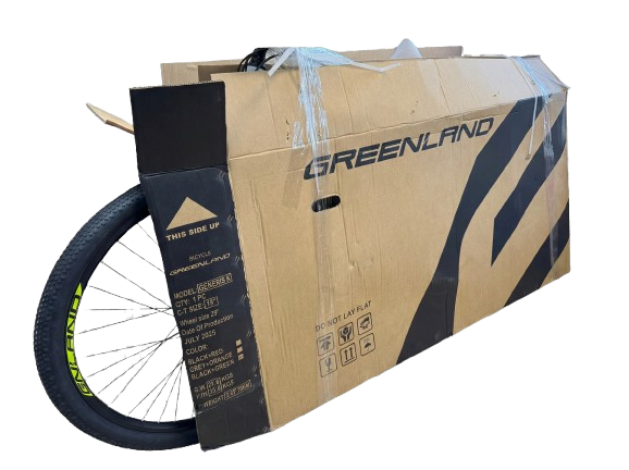 Упакованный велосипед