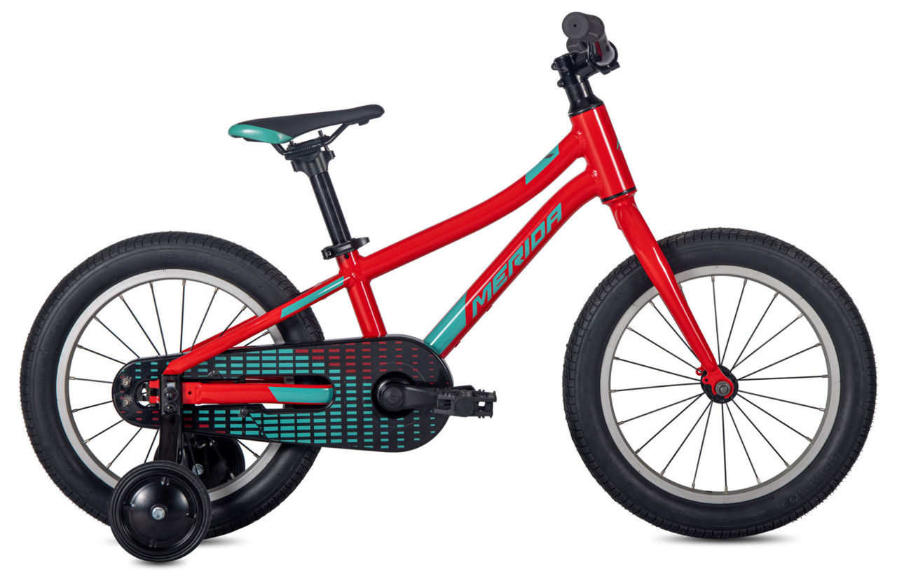 Детский велосипед Merida Matts J.16+ (MattRaceRed/Teal) купить в