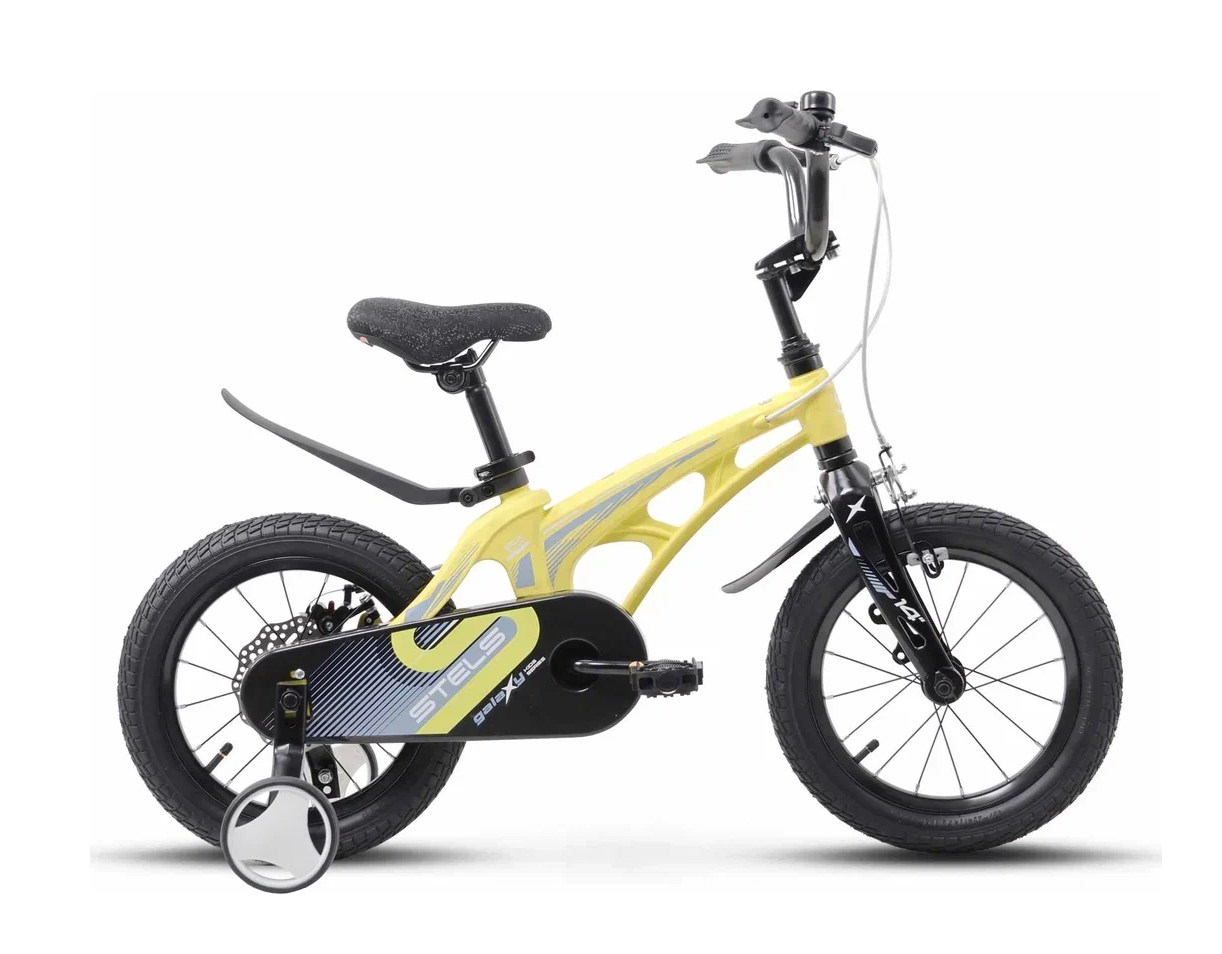 Детский велосипед Stels Galaxy 14 V010 (желтый, 2024) купить в Минске