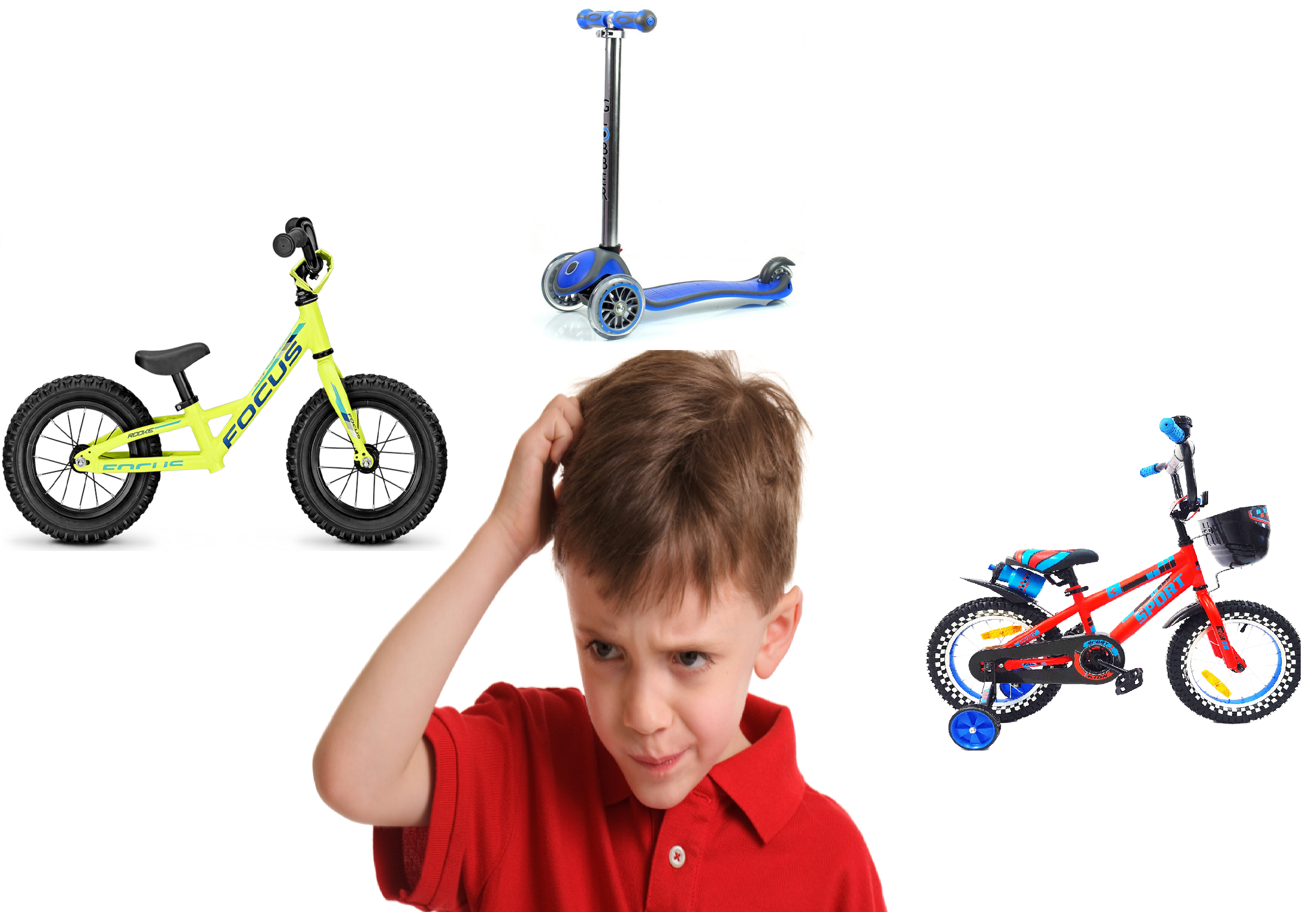 Велосипед, самокат, беговел – что выбрать для летних прогулок ребенка?