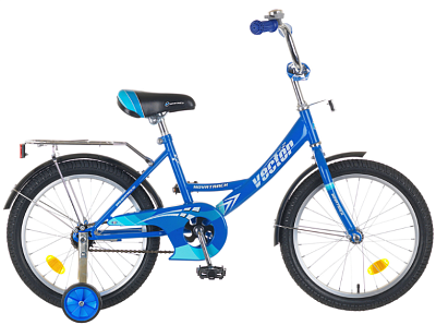 Детский велосипед Novatrack Vector 18 (синий)