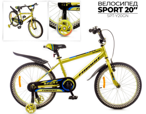 Детский велосипед Favorit Sport 20 (лайм) SPT-Y20GN