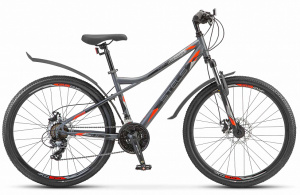 Велосипед Stels Navigator 510 MD 26 V010 (14, антрацит/красный, 2024) Велосипед Stels Navigator 510 MD 26 V010 (14, антрацит/красный, 2024)