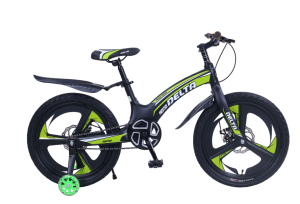 Детский велосипед DELTA Prestige Maxx D 20 (черный/зеленый, литые диски)