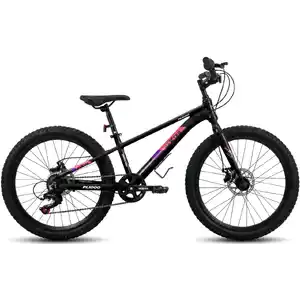 Велосипед MAXTER PL1000 24 (черно-розовый с ригидной вилкой)