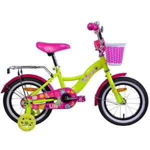 Детский велосипед Aist Lilo 14 (желтый, 2025)