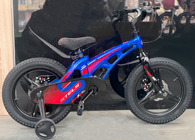 Детский велосипед Stels Galaxy Pro 16 V010 литые диски (темный/синий)