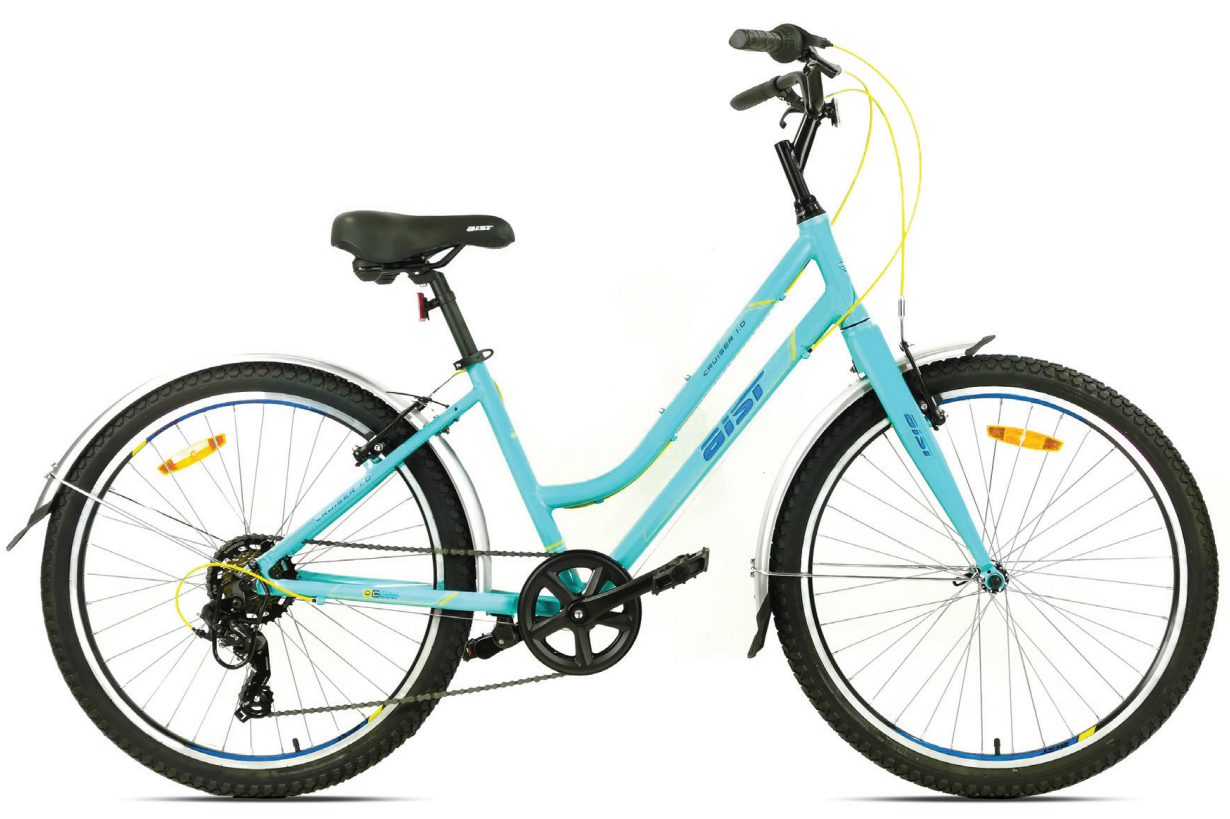Велосипед Aist Cruiser 1.0 W (16.5, голубой, 2022)