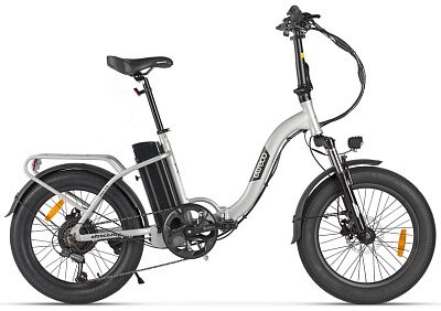 Электровелосипед Eltreco Flex 3.0 (серебристый матовый)