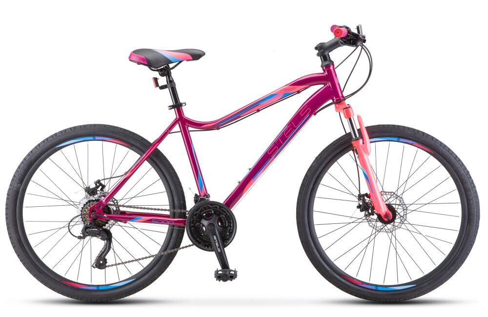 Велосипед Stels Miss 5000 MD 26 K010 (16, вишневый, 2021)