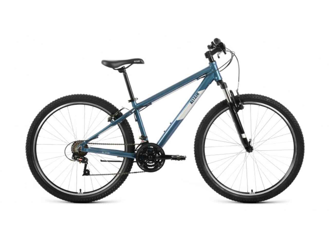 Велосипед ALTAIR AL 27.5 V (15, темно-синий/серебристый, 2022)
