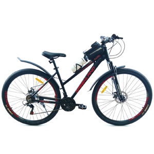 Велосипед GreenLand GRACE 29 (17.5, черный/красный)