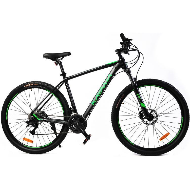 Велосипед KAYAMA Neo 29 3.0 disc р.20 2022 (черный/зеленый)