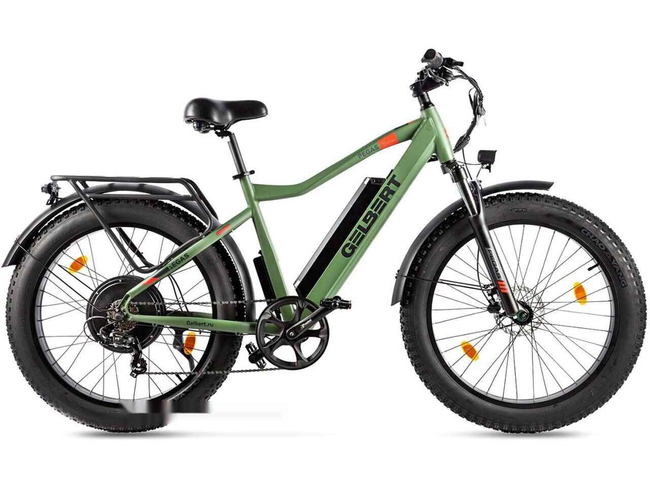 Электровелосипед Gelbert Pegas 2 ULTRA (хаки) Электровелосипед Gelbert Pegas 2 ULTRA (хаки)