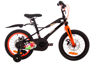 Детский велосипед Novatrack Lynx D 16 (черный, 2024) 165MLYNXD.BK4