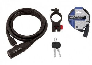 Трос к велосипедному замку FORCE 12/1500мм (491435)