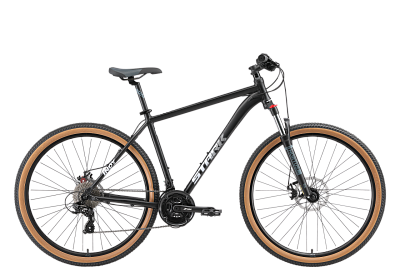 Велосипед Stark Indy 29.1 D (M/18, черный матовый/белый призрак)