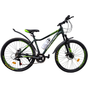 Велосипед GreenLand Sunset 26 (17, темно-зеленый/зеленый)