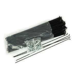 Спицы HUAJIU 278 мм, 14G, черный, 144 шт, 27.5 - 28 - 29 (SP-278/14B)