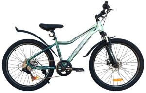 Велосипед GreenLand DEMETRA 24 7S SUS (14, зеленый, 2024) Велосипед GreenLand DEMETRA 24 7S SUS (14, зеленый, 2024)