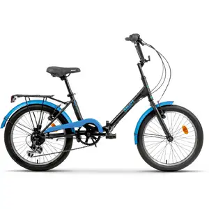 Велосипед Aist Smart 20 2.1 (черный/синий, 2025)