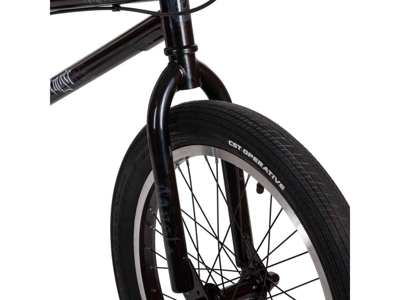 Велосипед Stinger GANSTA 20 (черный-сталь) 20BMX.GANSTA.10BK1