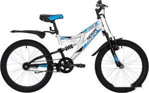 Детский велосипед Novatrack Shark 20 20SS1V.SHARK.SL20 (серебристый/черный, 2020) Детский велосипед Novatrack Shark 20 20SS1V.SHARK.SL20 (серебристый/черный, 2020)