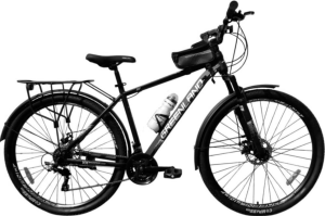 Велосипед GreenLand Genesis K 27.5 (17, серый/оранжевый, 2025)