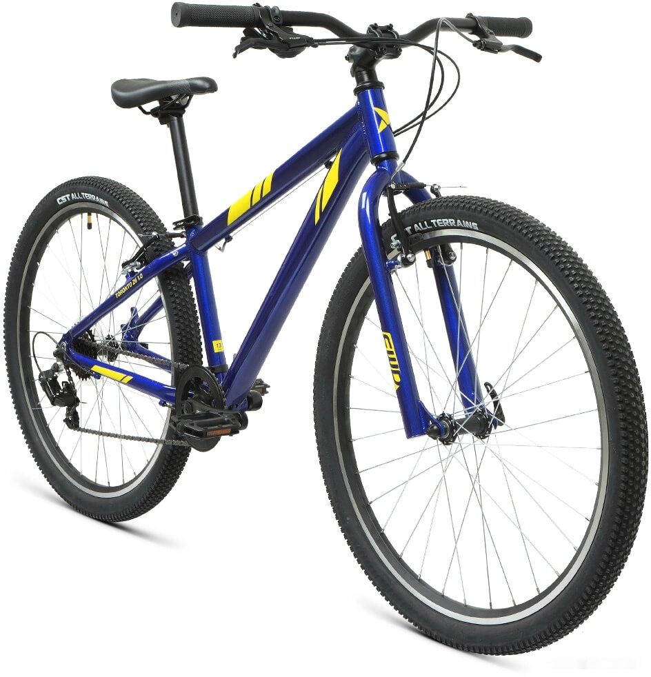 Велосипед Forward Toronto 26 1.2 (13, синий/желтый, 2022)