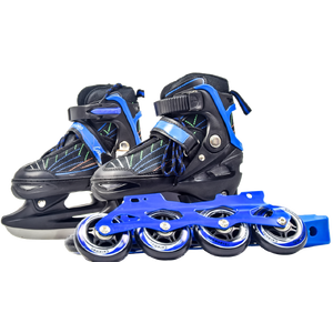 Роликовые коньки Braman 500-2-BL-S (р. 30-33)