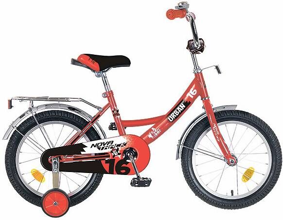 Детский велосипед Novatrack Urban 16 (красный, 2019)