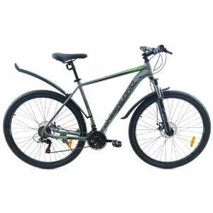 Велосипед GreenLand Oasis 27.5 (19, серый/зеленый) Велосипед GreenLand Oasis 27.5 (19, серый/зеленый)