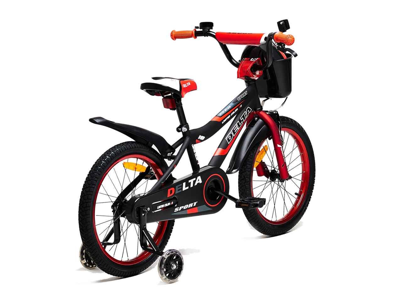 Детский велосипед DELTA Sport 20 (черный/красный, 2020)