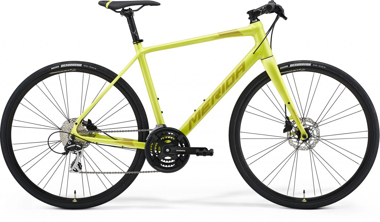 Велосипед Merida Speeder 100 (S, LightLime/Yellow, 2021)
