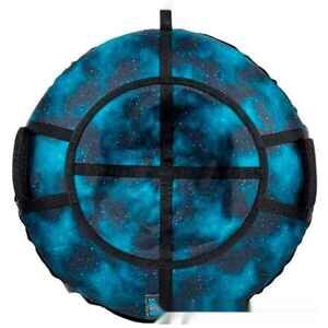 Тюбинг Hubster Люкс Pro S 110 см (вселенная бирюзовая)