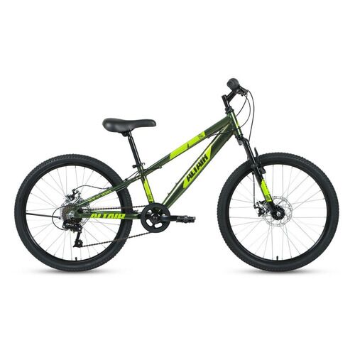 Велосипед ALTAIR AL 24 D 2021 (зеленый) RBKT1J347003