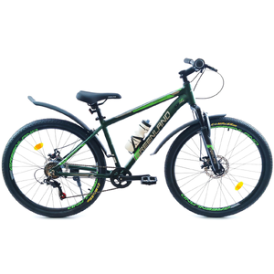 Велосипед GreenLand Tommy 26 7S (14, темно-зеленый/зеленый)