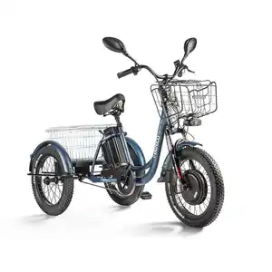 Электровелосипед Eltreco Porter Fat 500 (темно-синий)