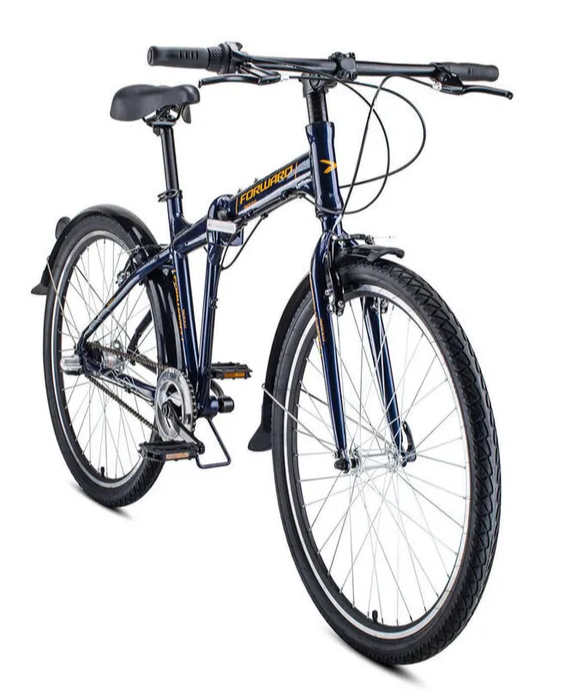 Велосипед Forward Tracer 26 3.0 (19, синий/оранжевый, 2021)