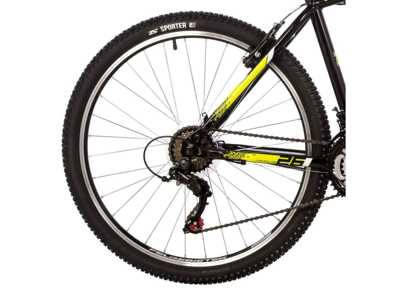Велосипед Stinger Caiman 26 (18, черный, 2023) 26SHV.CAIMAN.18BK3