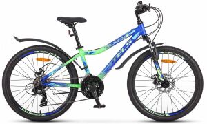 Велосипед Stels Turbo 450 MD Z010 24 (13, синий/зеленый, 2025) Велосипед Stels Turbo 450 MD Z010 24 (13, синий/зеленый, 2025)