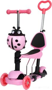 Трехколесный самокат Graffiti 7350701 (розовый) Трехколесный самокат Graffiti 7350701 (розовый)