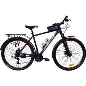 Велосипед GreenLand Genesis K 29 (21, черный/красный, 2025)