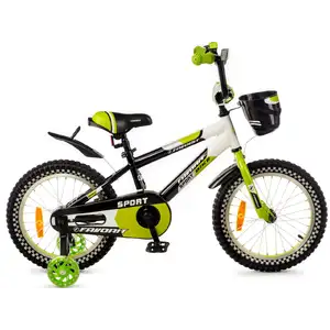 Детский велосипед Favorit Sport 16 (черный/зеленый) SPT-16GN2