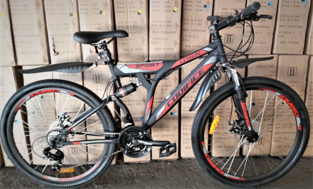 Велосипед Codifice Extreme 26 (18, черный/красный, 2021)