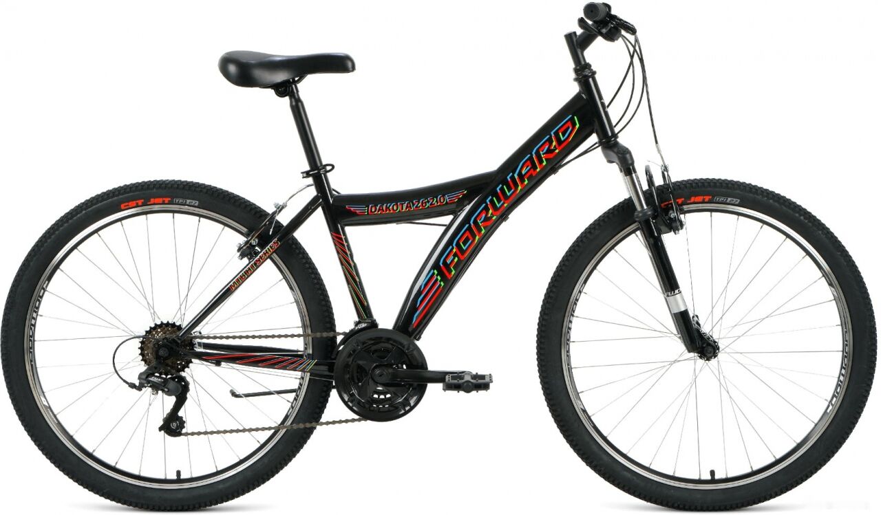 Велосипед Forward Dakota 26 2.0 2020 (черный/красный)