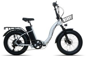 Электровелосипед Ritma Pony 20 (серебристый)