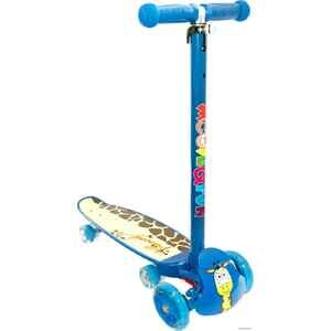 Двухколесный детский самокат Moove&Fun Hybrid (синий)