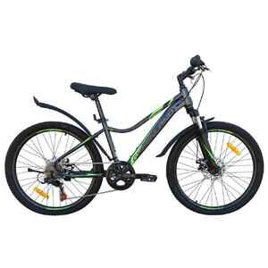 Велосипед GreenLand FORMULA 24 7S SUS (14, серый/зеленый) Велосипед GreenLand FORMULA 24 7S SUS (14, серый/зеленый)